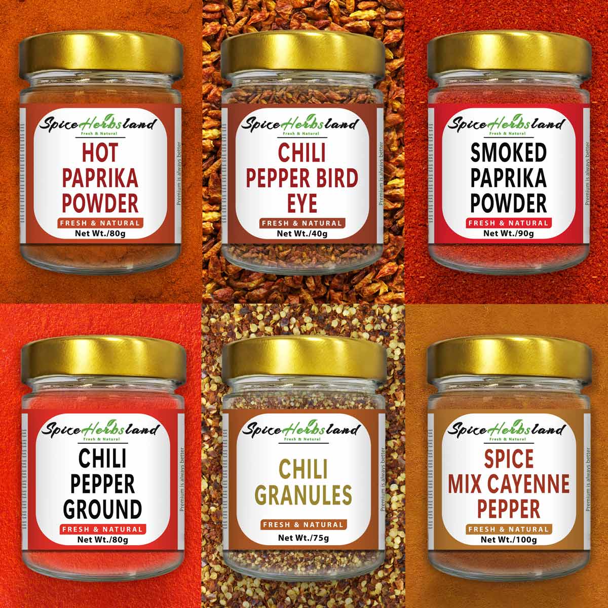 Chili-collectie