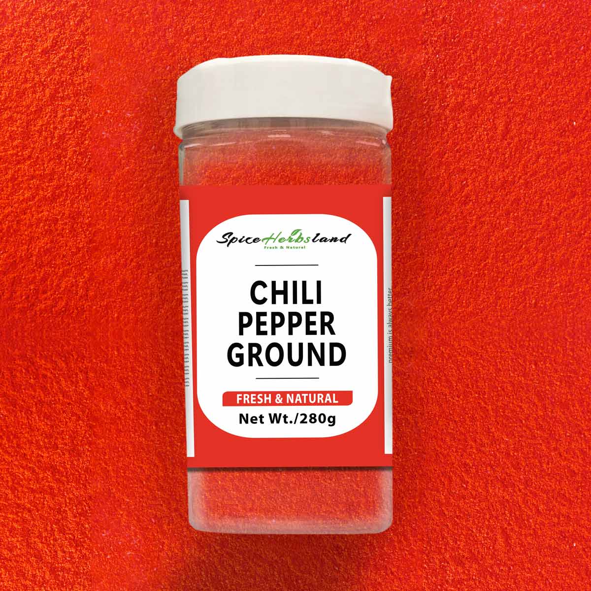 Chilipeper gemalen